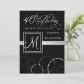 Invitations à la fête du 40e anniversaire - avec M (Debout devant)