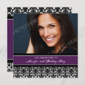 Invitations à la fête du 40e anniversaire de la ph (Devant / Derrière)