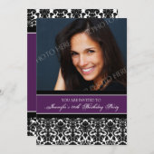 Invitations à la fête du 40e anniversaire de la ph (Devant / Derrière)