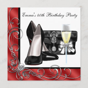 Invitations à la fête du 40e anniversaire des femm