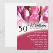 Invitations à la fête du 50e anniversaire (Devant / Derrière)