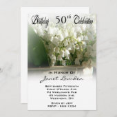 Invitations à la fête du 50e anniversaire (Devant / Derrière)