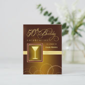 Invitations à la fête du 50e anniversaire - Contem (Debout devant)