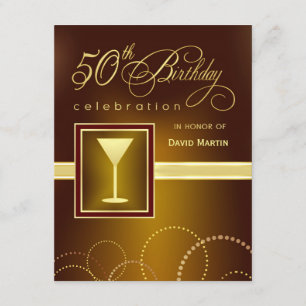 Invitations à la fête du 50e anniversaire - Contem