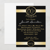 Invitations à la fête du 60e anniversaire (Devant / Derrière)