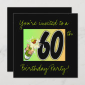 Invitations à la fête du 60e anniversaire (Devant / Derrière)
