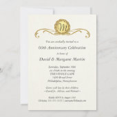 Invitations à la fête du 60e anniversaire Accents  (Dos)