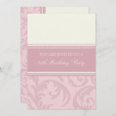 Invitations à la fête du 75e anniversaire de la fl (Devant / Derrière)