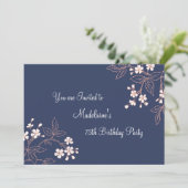 Invitations à la fête du 75e anniversaire du Blue  (Debout devant)