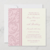 Invitations à la fête du 85e anniversaire de la fl (Dos)