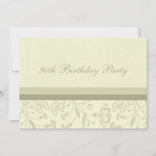 Invitations à la fête du 90e anniversaire de la fl (Devant)