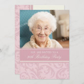 Invitations à la fête du 90e anniversaire de la fl (Devant / Derrière)