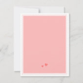 Invitations à la fête du Baby shower Cute Kangaroo (Dos)