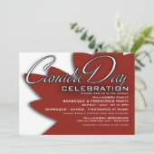 Invitations à la fête du Canada (Debout devant)