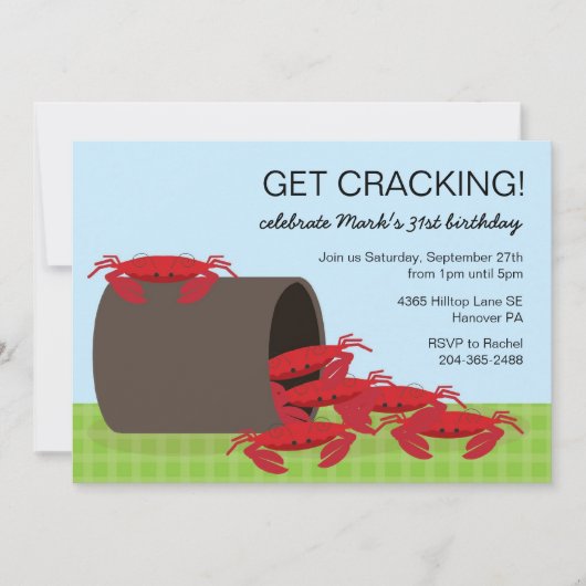 Invitations à la fête du crabe (Devant)