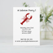 Invitations à la fête du homard (Debout devant)