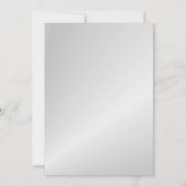 Invitations à la fête du Nouvel An - Argent (Dos)