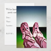 invitations à la fête du parc du pyjama : litholoo (Devant / Derrière)