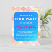 invitations à la fête du pool de sirènes (Debout devant)