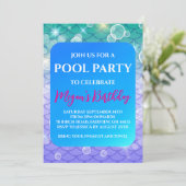 invitations à la fête du pool de sirènes (Debout devant)