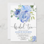 Invitations à la fête du thé à la braise bleue (Devant)