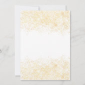 Invitations à la fête du thé de Noël (Dos)