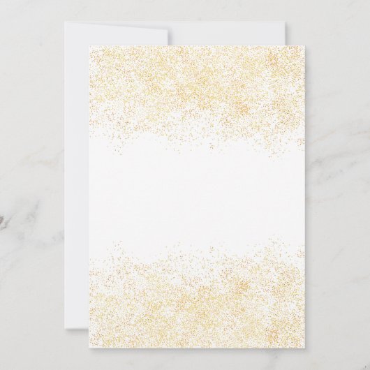 Invitations à la fête du thé de Noël (Dos)