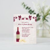 Invitations à la fête du vin et du fromage (Debout devant)