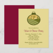 Invitations à la Fête du Vin et du Fromage (Devant / Derrière)