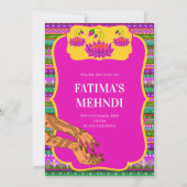 Invitations à la fête Mehndi et invitations de fêt (Devant)