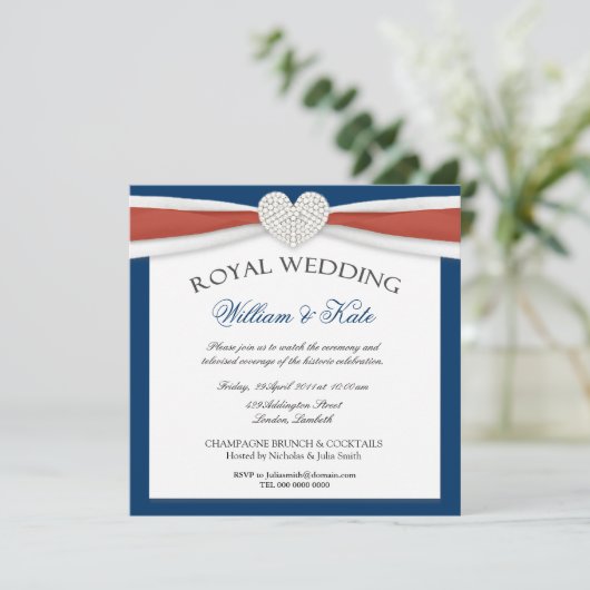 Invitations à la Maison-Mariage royale (Debout devant)