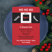 Invitations à la Maison ouverte de Noël HOHOHO