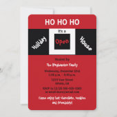 Invitations à la Maison ouverte de Noël HOHOHO (Devant)