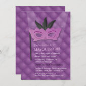 Invitations à la mascarade de masques de masques c (Devant / Derrière)