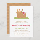 Invitations à la mode de fête d'anniversaire de (Devant / Derrière)