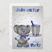 Invitations À La Partie Divorce (Devant / Derrière)