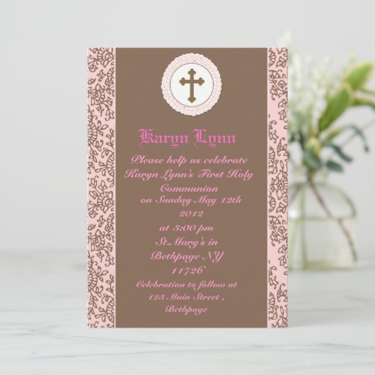 Invitations à la première communion sainte (Debout devant)