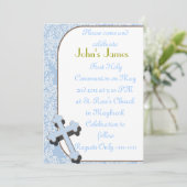 Invitations à la première communion sainte pour le (Debout devant)