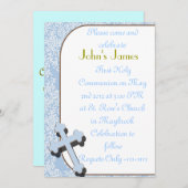 Invitations à la première communion sainte pour le (Devant / Derrière)