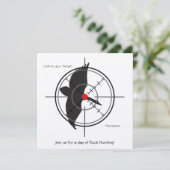 Invitations à la recherche de canards blancs (ajou (Debout devant)