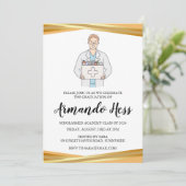 invitations à la remise de diplômes en pharmacie (Debout devant)