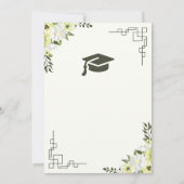 invitations à la remise des diplômes (Dos)