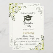 invitations à la remise des diplômes (Devant / Derrière)