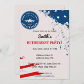 Invitations à la retraite de la Force aérienne (Devant / Derrière)