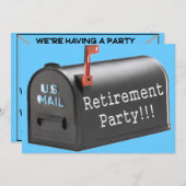 INVITATIONS À LA RETRAITE DU TRAVAILLEUR POSTAL (Devant / Derrière)