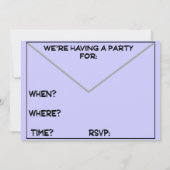 INVITATIONS À LA RETRAITE DU TRAVAILLEUR POSTAL (Dos)