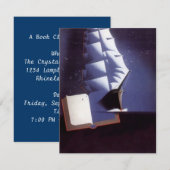 Invitations à la réunion du CLUB BOOK (Devant / Derrière)