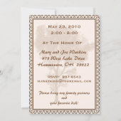 Invitations à la réunion familiale (Dos)