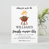 invitations à la réunion familiale Bbq cookie (Debout devant)