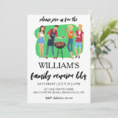 invitations à la réunion familiale Bbq cookie (Debout devant)